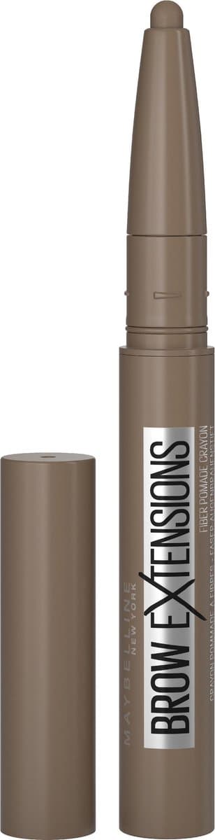 Maybelline Brow Extensions wenkbrauwpomade met vezels crayon 02 zachtbruin