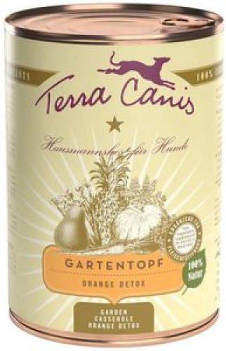 Terra Canis - Groente & Fruit Menu - Oranje Detox - 1 x 400 g - vegetarisch - natvoer