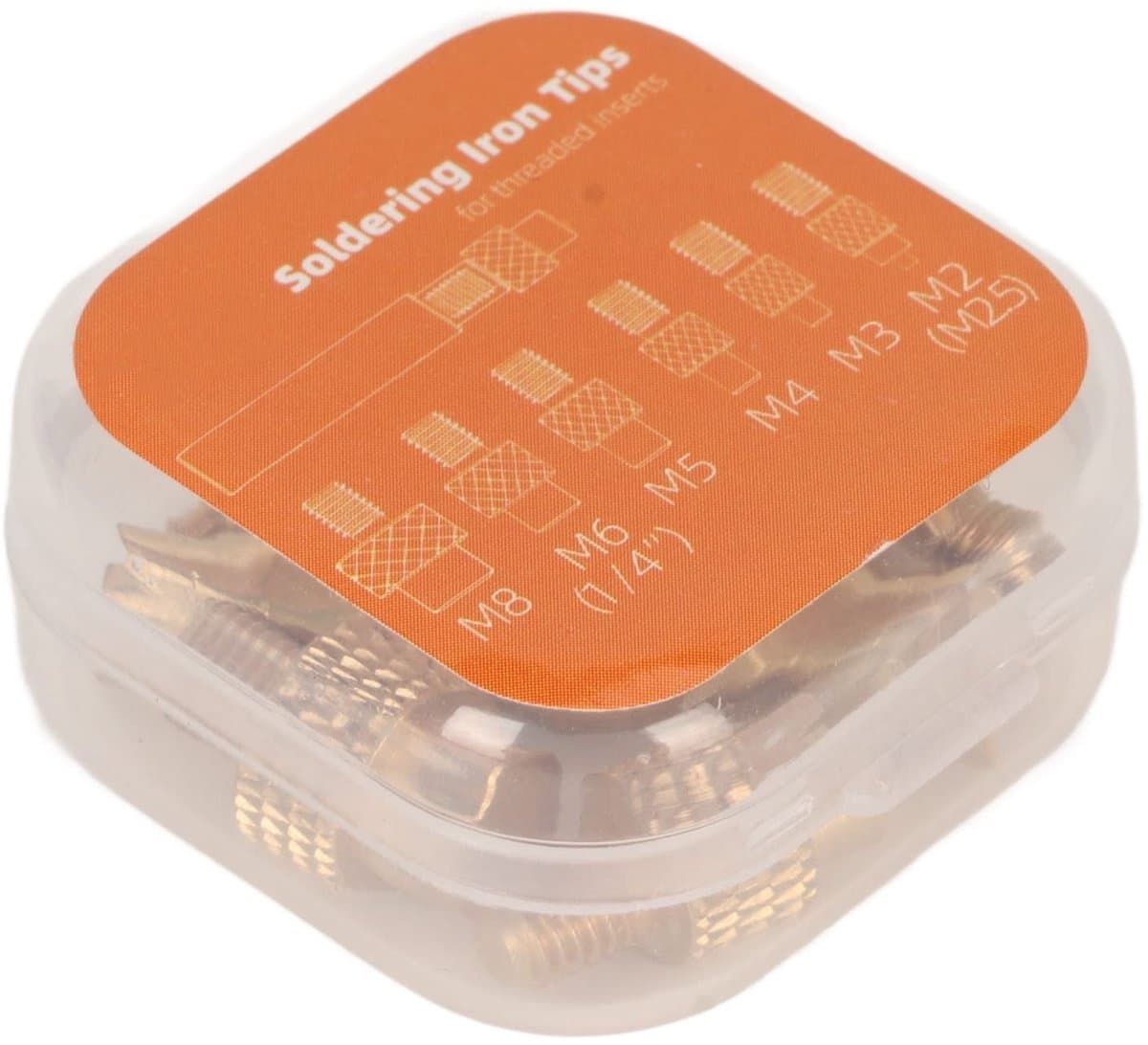 Dailygoods - Soldeerbouttips - Universele Soldeertips - Perfect voor 3D-printer - Messing Soldeerpunten - Voor M2 M2.5 M3 M4 M5 M6
