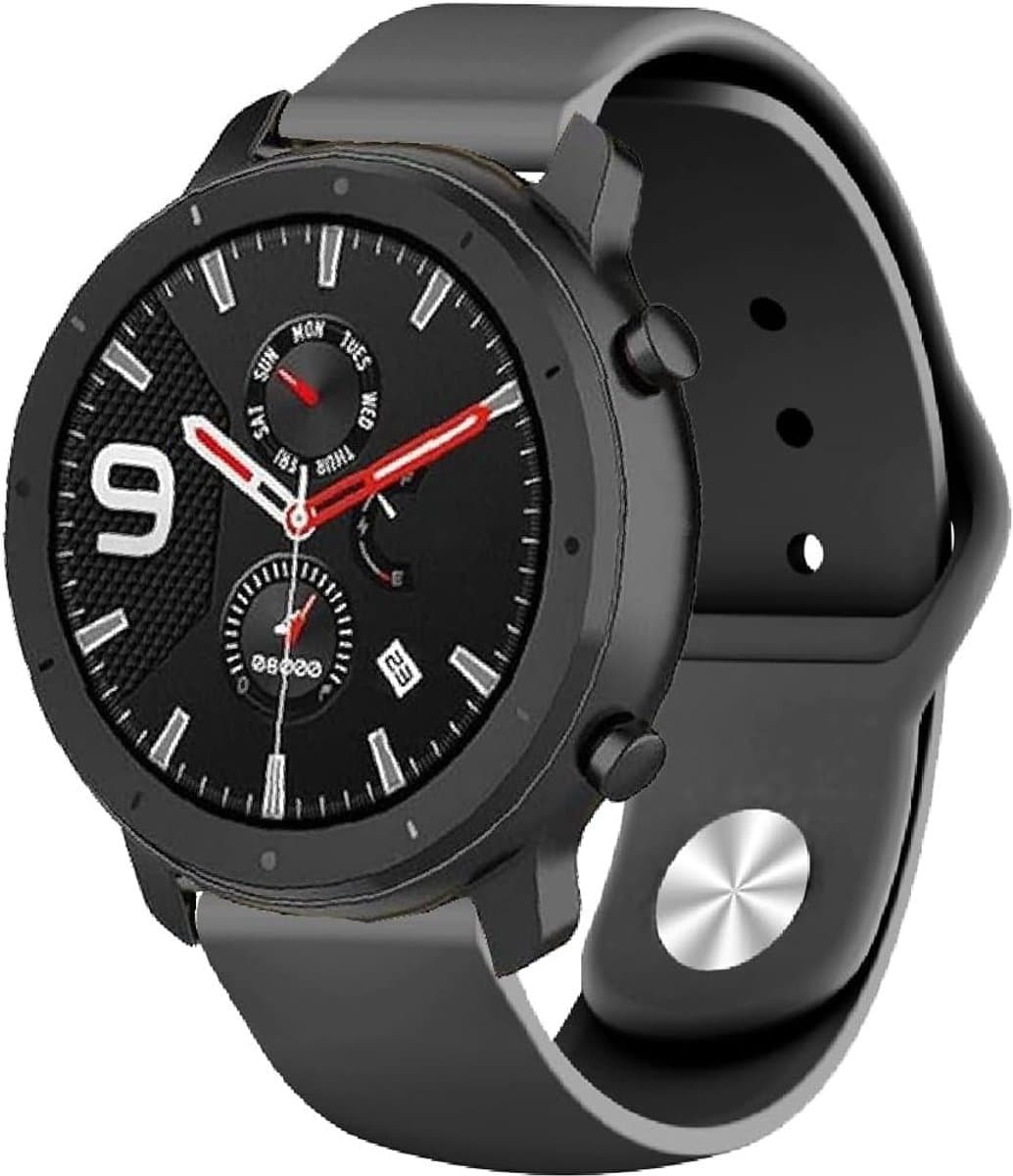 Siliconen Horlogeband 22 mm voor Ticwatch Pro 3, Pro 3 GPS en Pro 3 Ultra GPS - Sportieve Vervangband voor Smartwatch en Comfortabel Draagcomfort