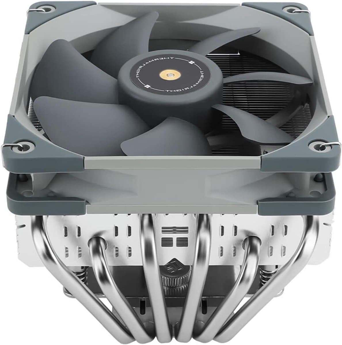 Koelventilator - Ventilator - Elektronica Koelen - Koperen Radiator - 100mm Hoog - Zilver