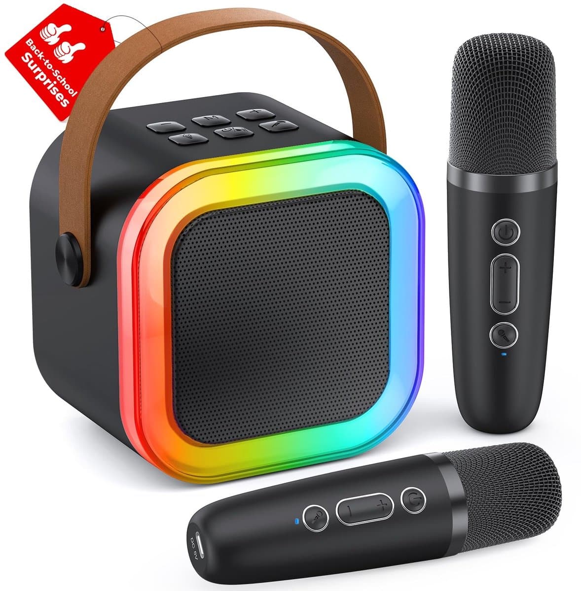 Omgoods - Karaoke Machine voor Kinderen - Inclusief 2 Microfoons