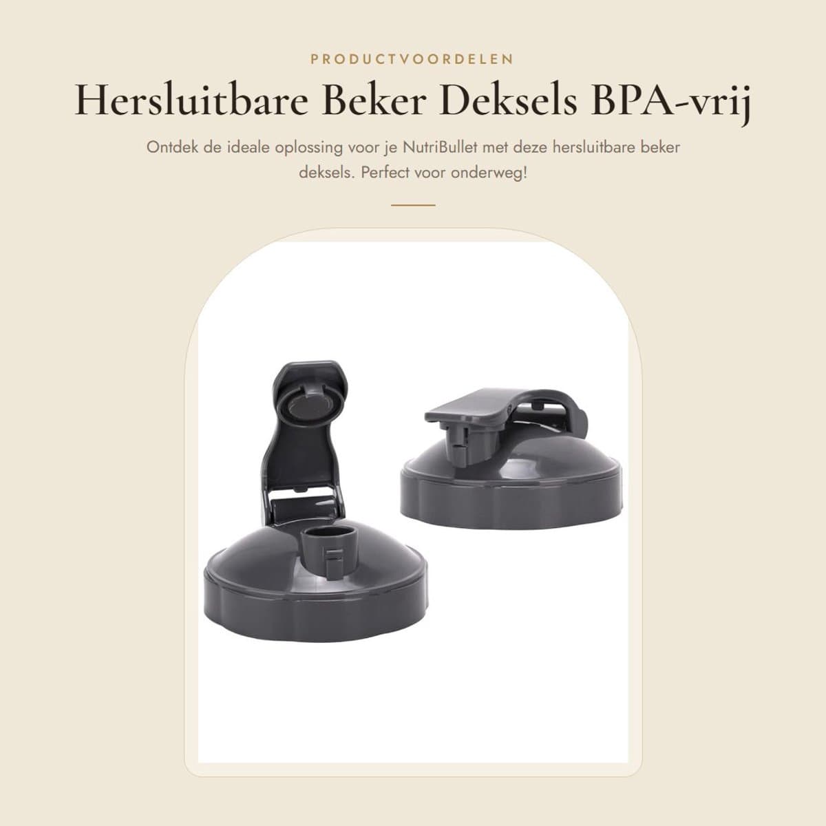 Dailygoods- Deksels Hersluitbaar - Deksel 32/24/18 OZ - Dekselopener - Vaatwasmachinebestendig - Voedselveilig - Perfecte Afdichting - Blenderdeksel