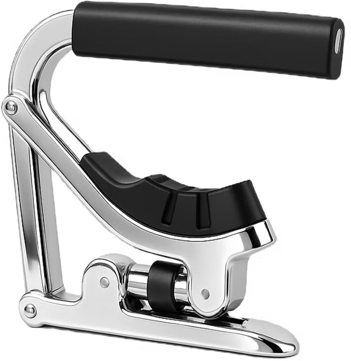 CLX Capo STL Adjustable BLK Capo voor Stalen Snaren Verstelbaar Zwart met Precisie-instelling