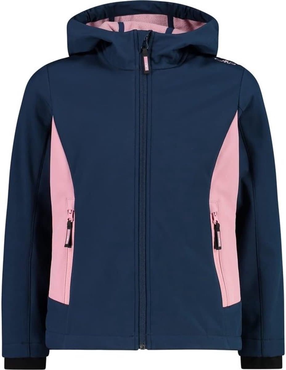 Hardshell Jas met Capuchon voor Meisjes - Wind- en Waterafstotend