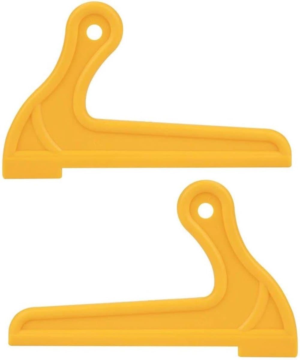 Set van 2 Veiligheids Duwstokken voor Houtbewerking - V-vormige Duwstokken voor Tafelsaw, Bandsaw en Freesmachine