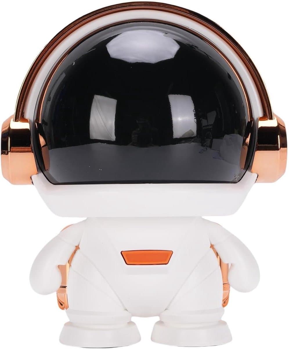 Astronaut Luidspreker - Draagbare Speaker - Muziek Luisteren - Uniek Ontwerp - 13 x 11 x 9 cm - Wit