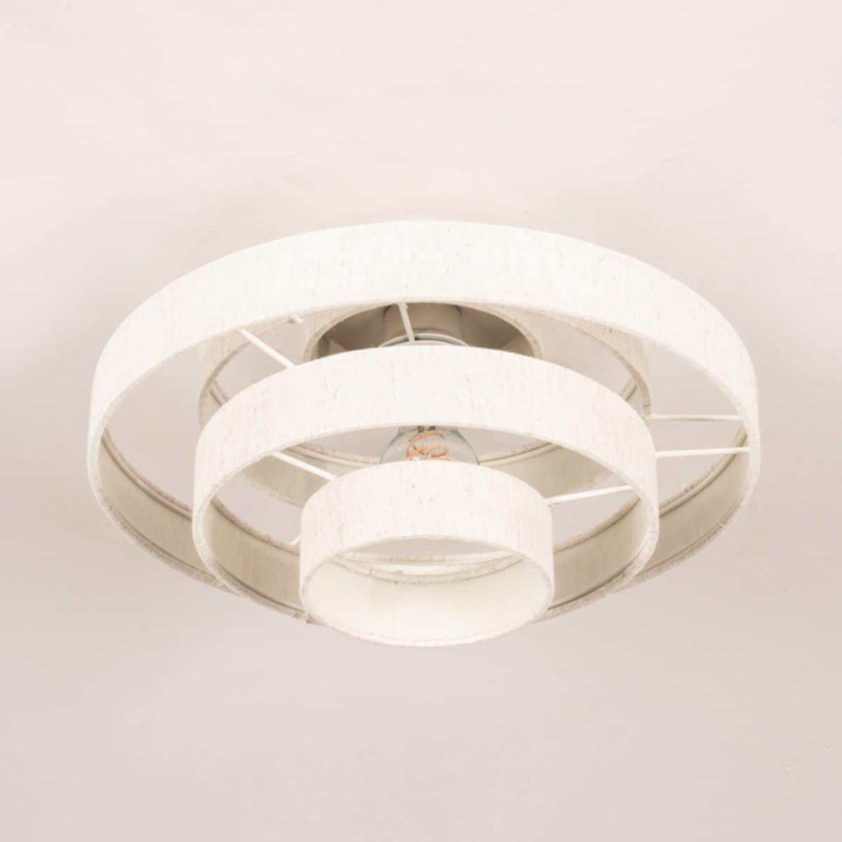 Lumidora Plafondlamp 31816 - Plafonniere - JULIA - E27 - Beige - Creme - Metaal - ⌀ 50 cm