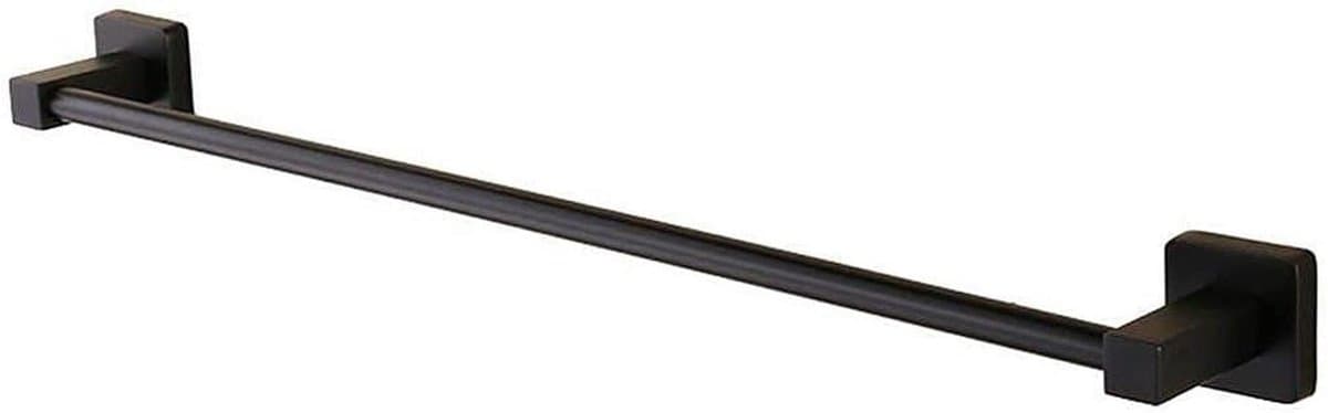 Badkamerrek Handdoekstang - Muurrek Hanger - Handdoeken Ophangen - Roestvrij Staal - 100 Cm - Zwart