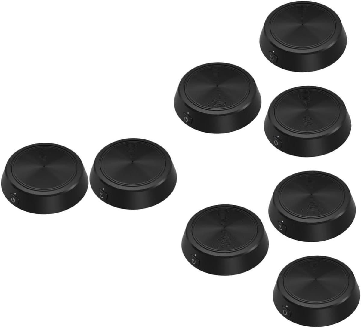 Desktop Microfoon Set - Speakerphone Microfoon - Online Vergaderingen - Omnidirectionele Opname - 6 Stuks - Zwart