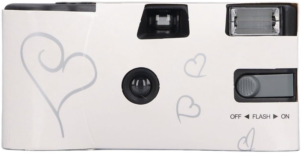 Allecto - Wegwerpcamera - Retro Filmcamera - Nostalgische sfeer - 27 belichtingen - Bruiloft, Jubileum, Concert - Filmcamera - 35 mm