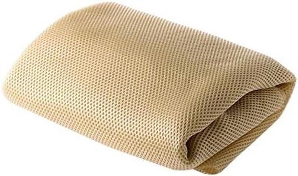 Luidsprekerstof, luidspreker grilldoek, luidspreker mesh grilldoek, stereorooster, stof, stofdicht, audio (beige)