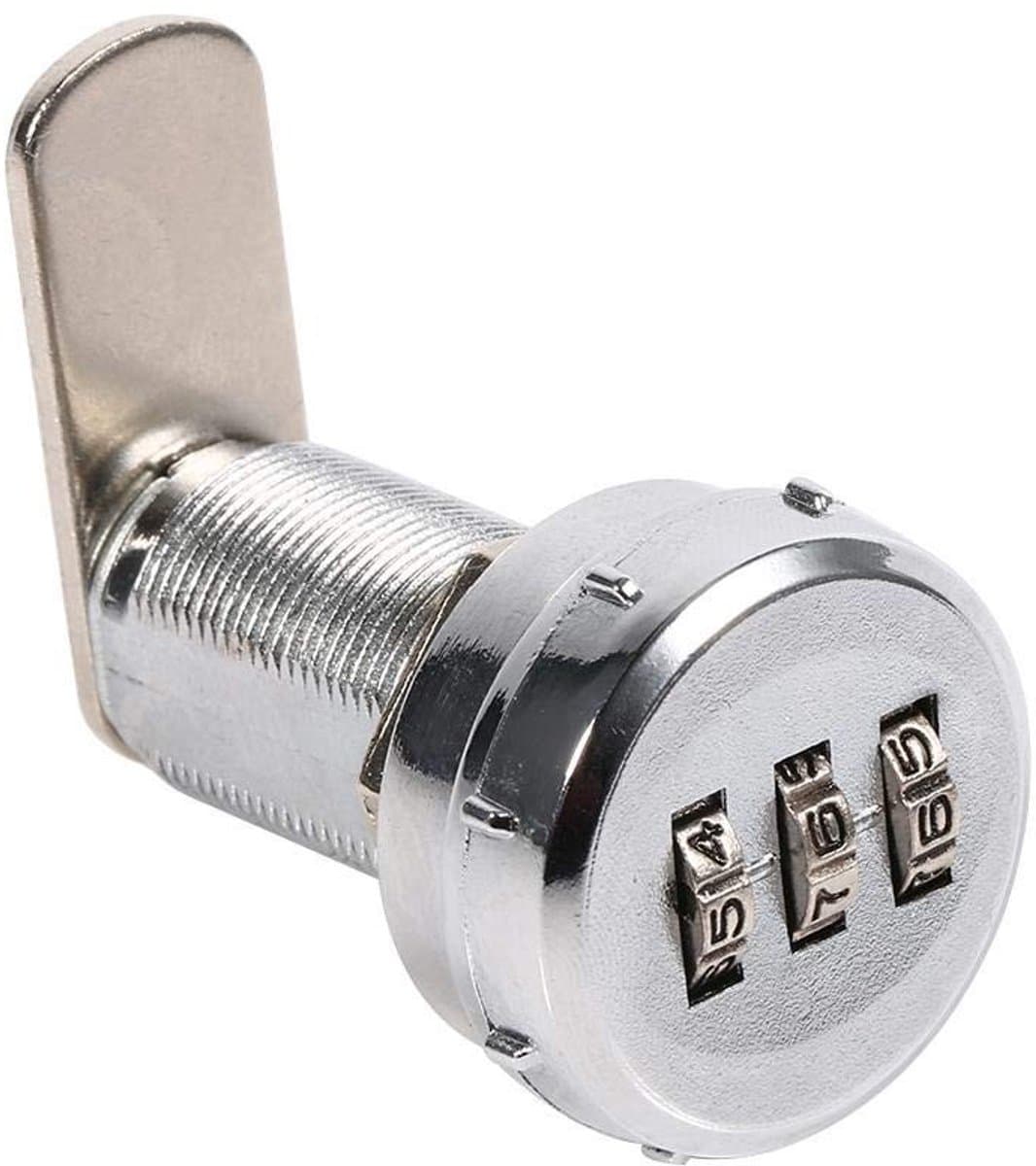 Dailygoods- Kabinet Slot 3-Cijferige Code - Mechanisch - Zinklegering - Eenvoudige Installatie - Hoog Wachtwoordbestendigheid - Zelf Wijzigbaar - Codeslot