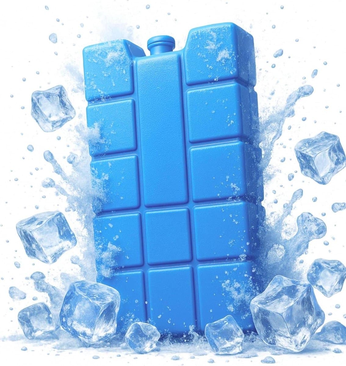 Koelaccu Set - Koelelementen Blauw - Koeltas Vullen - Voedselveilig Materiaal - 2 x 200 ml - Blauw