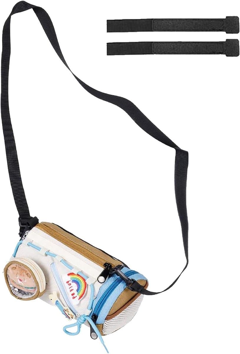 Fietstas Stuur - Wandel Organizer - Outdoor Activiteiten - Anti-zwaai Ontwerp - 2 Liter - Regenboog Kat