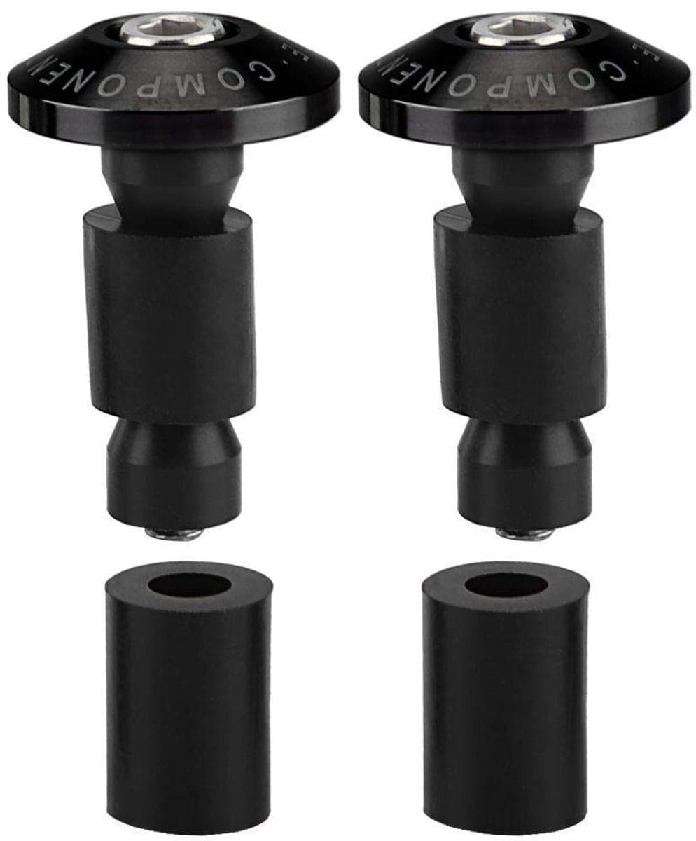 Dailygoods- Stuuruiteinden Universeel - Stuurgewichten - Trillingsdempers - Schuifkappen - Compatibel met 22 mm Stuur - Hoogwaardige Kwaliteit - Motorhandgrepen