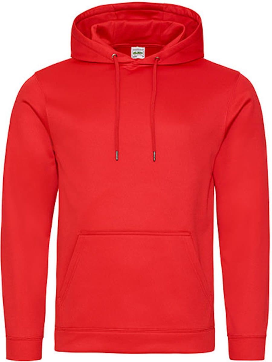 Just Hoods Sports Polyester Hoodie JH006 - Fire red - M