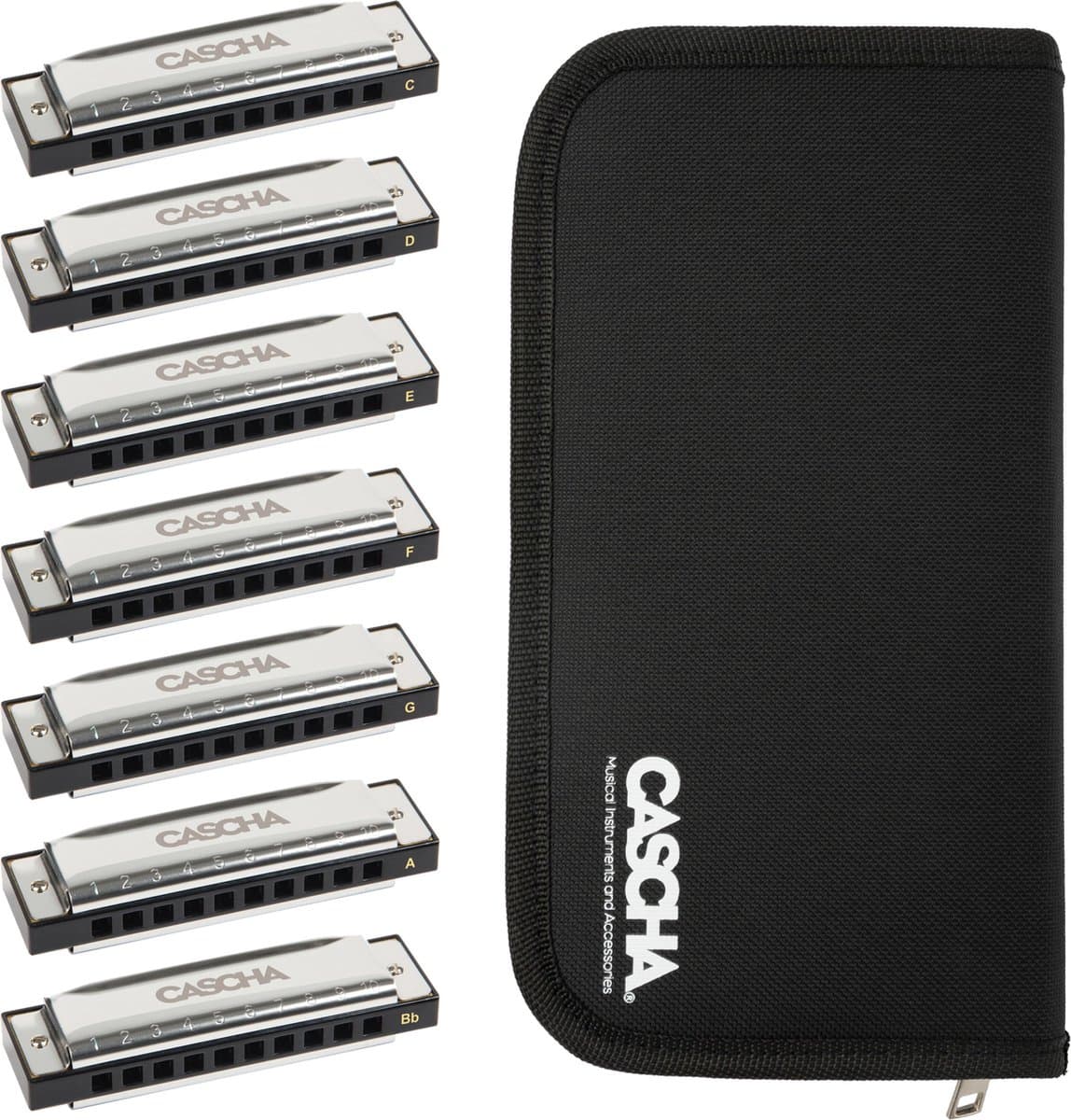 Cascha Verlag Blues Mundharmonika Set - Mondharmonica