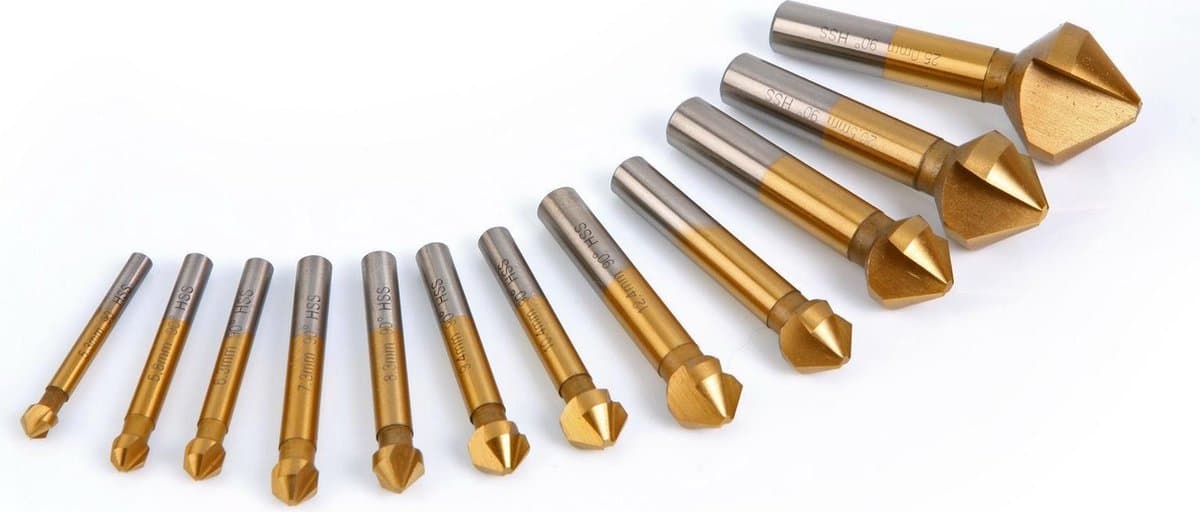 HBM HSS - Tin Verzinkfrees 6,3 mm