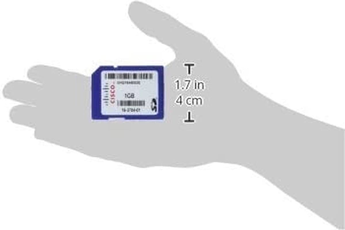 Micro SD geheugenkaart met adapter CISCO SD-IE-1GB= 1 GB