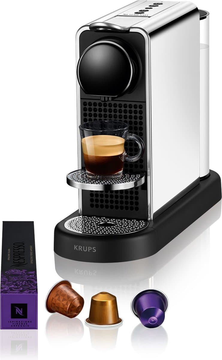 Krups Nespresso CitiZ Platinum XN610D RVS