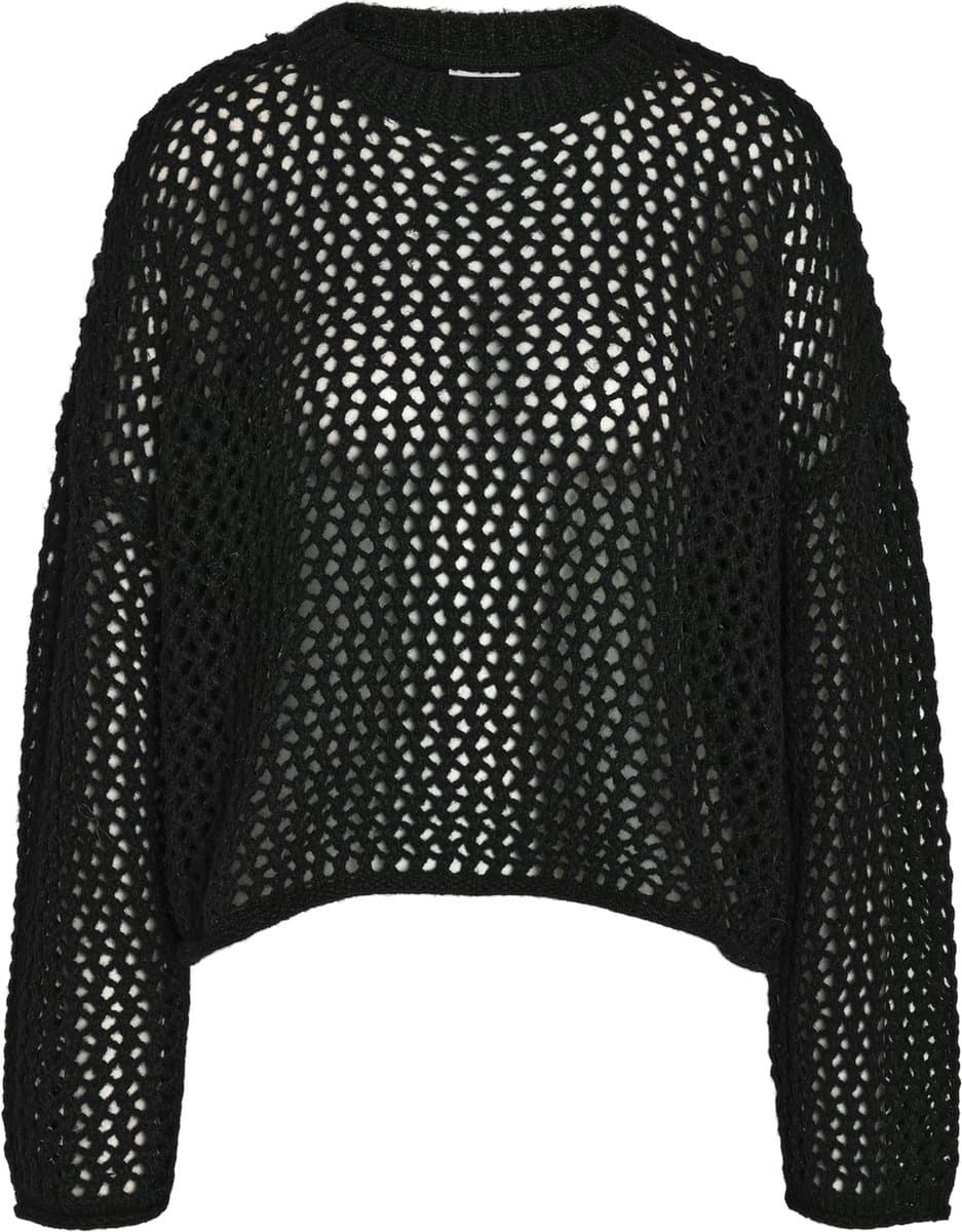 Noisy may Trui Nmjudey L/s O-neck Knit Fwd S 27030249 Black Dames Maat - M