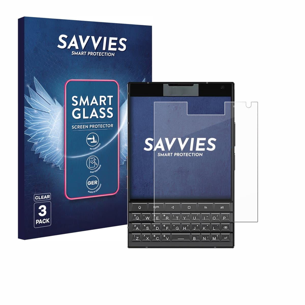 3 Stuks Savvies Screenprotector - geschikt voor Unihertz Titan 2 - beschermfolie glas transparant
