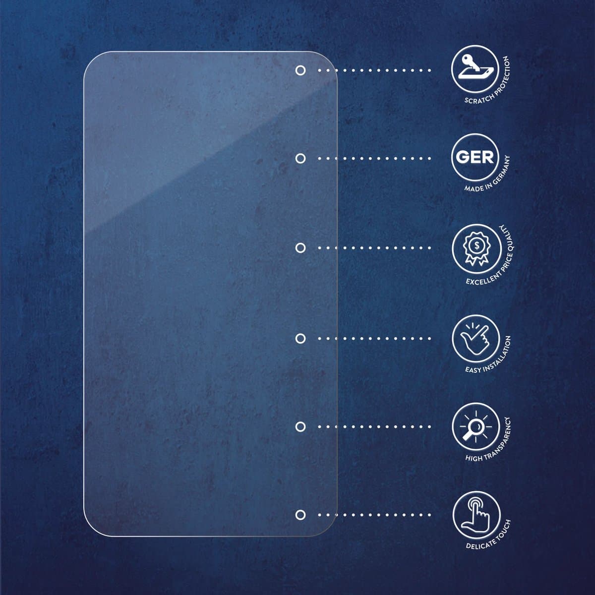 Savvies - Screenprotector voor Pax IM30 - Folie Beschermfolie transparant 18 Stuks