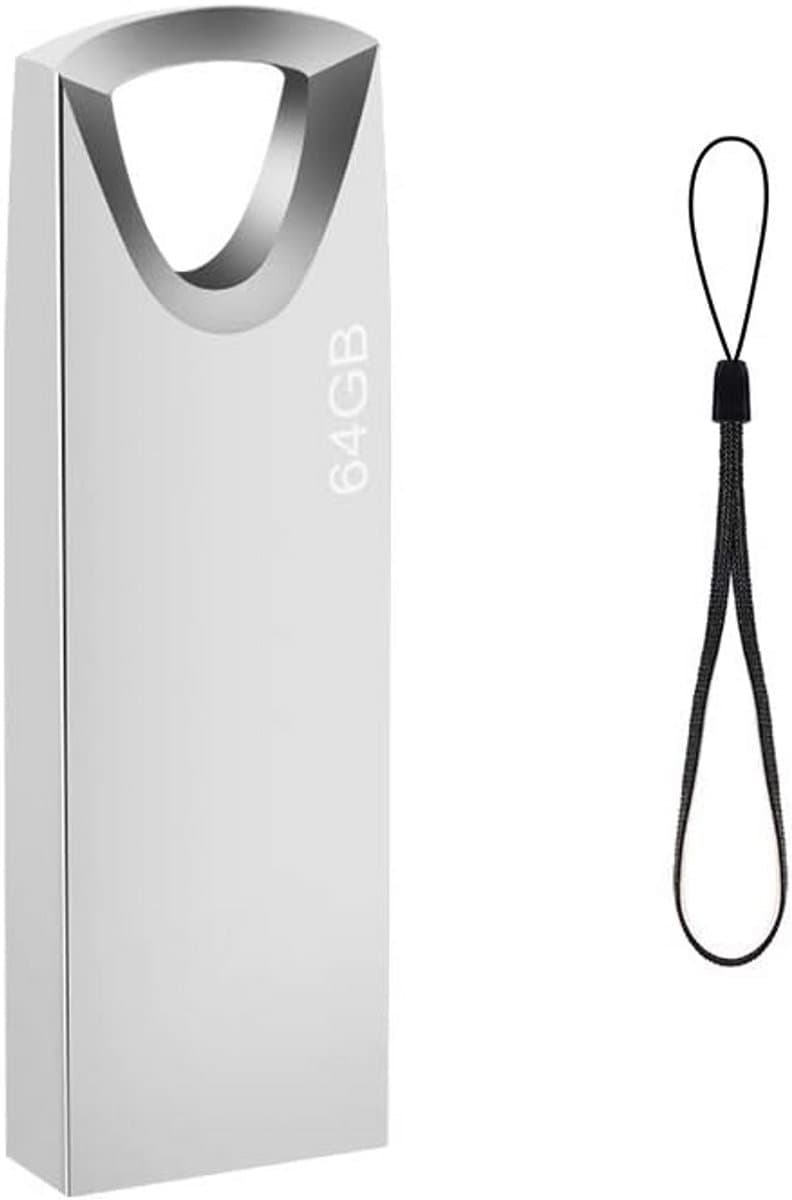 USB Stick 64 GB Waterdicht - Snelle Flash Drive voor Laptop, PC, Auto en School