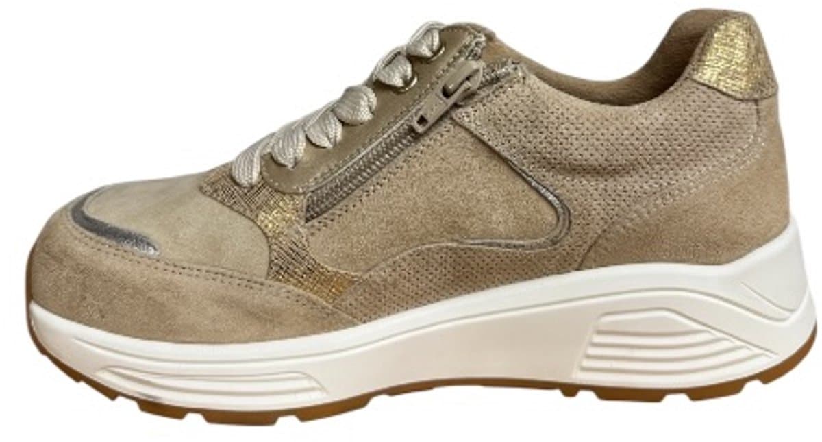 Nimco Carla dames sneakers - Sand Combi