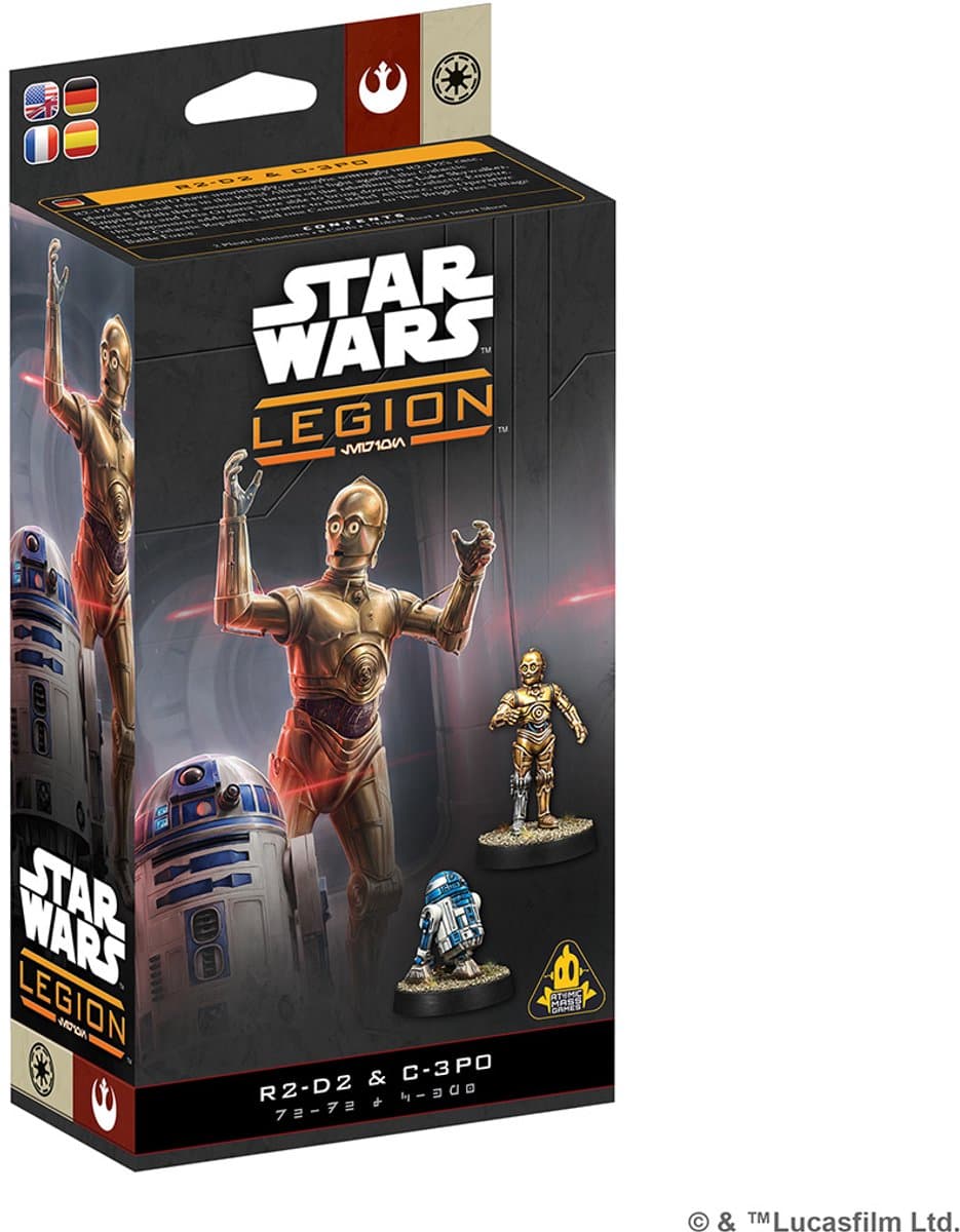 Star Wars Legion R2-D2 & C-3PO - Uitbreiding - Miniature Game - EN/FR/ES