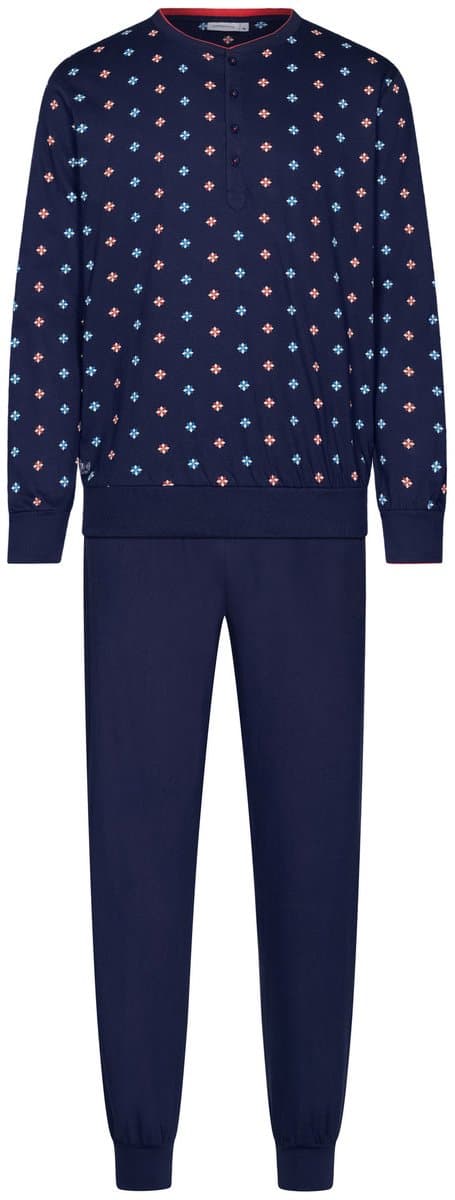 Pastunette - Pyjama - Lunar - Bio Katoen - Blauw - Maat 3XL