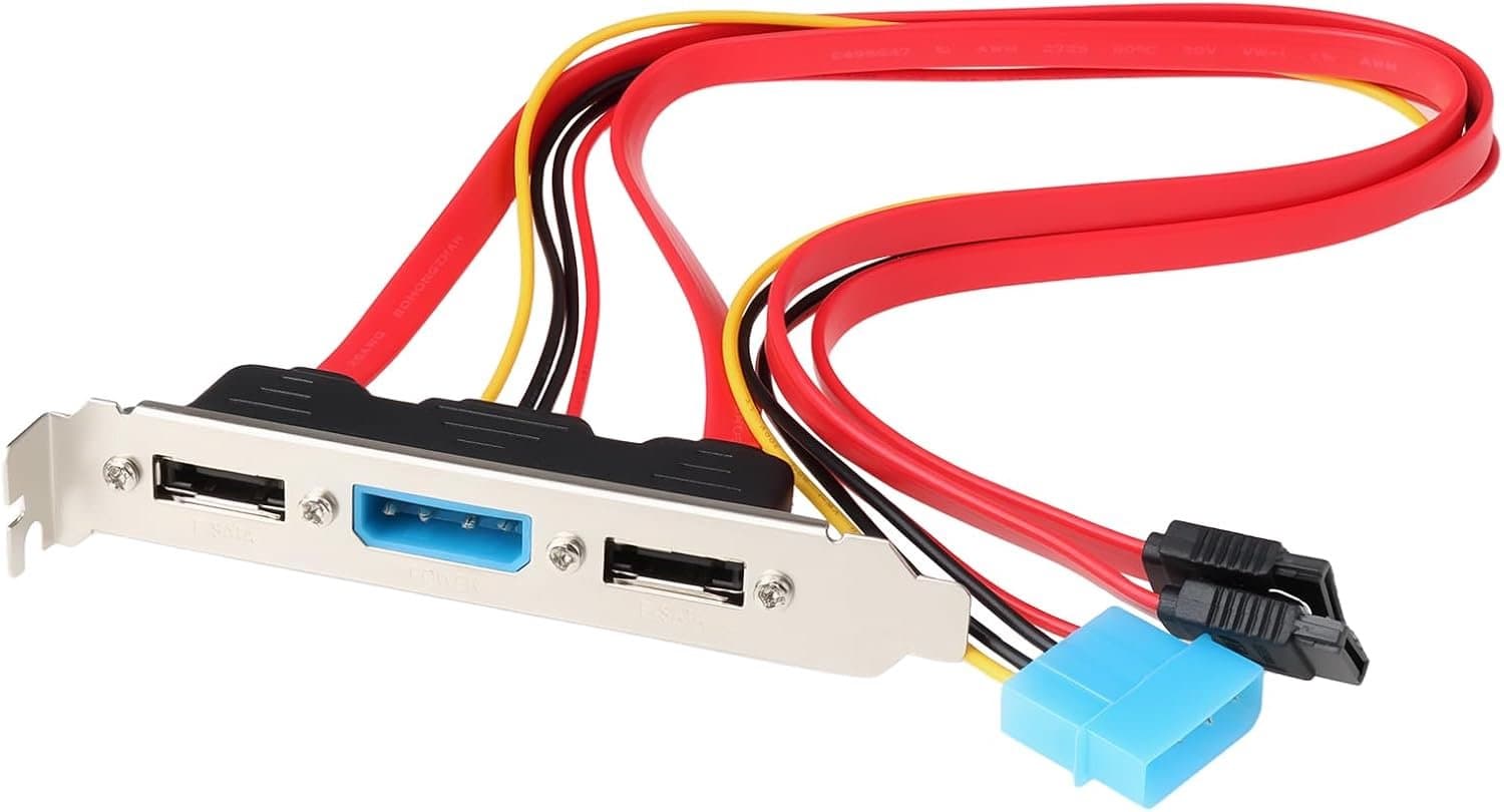 PCI SATA naar eSATA Adapter met 4-Pin IDE Voeding