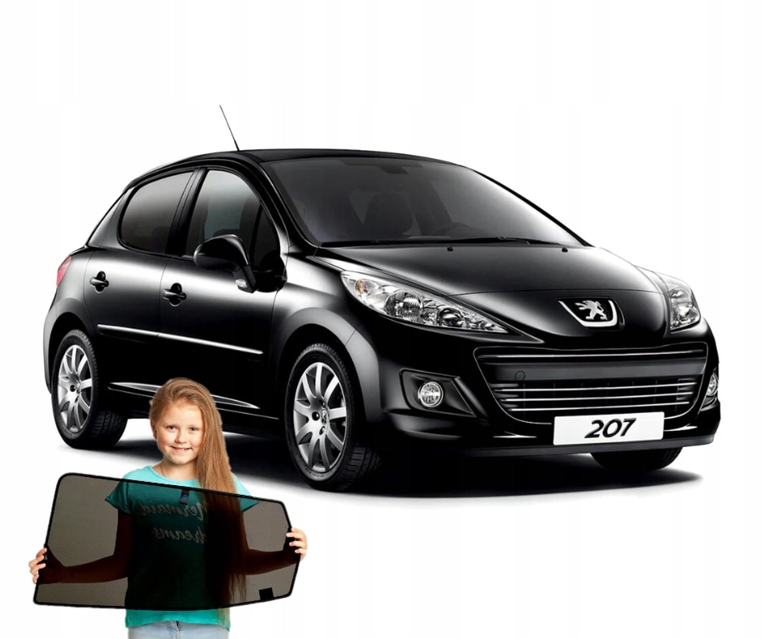 Magnetische Zonneschermen Peugeot 207 Hatchback 5-deurs