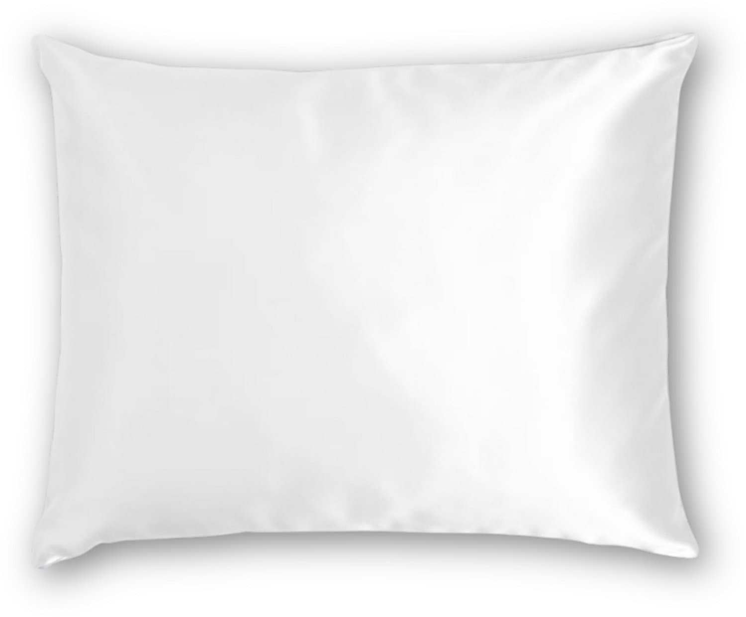 Zijden kussensloop 50x60cm Wit Ritssluiting 19 Momme - Kussensloop set - Luxe Silk Kussensloop 100% moerbei zijde - Zijde kussensloop - Silk Heaven - 50x60cm / Ritssluiting