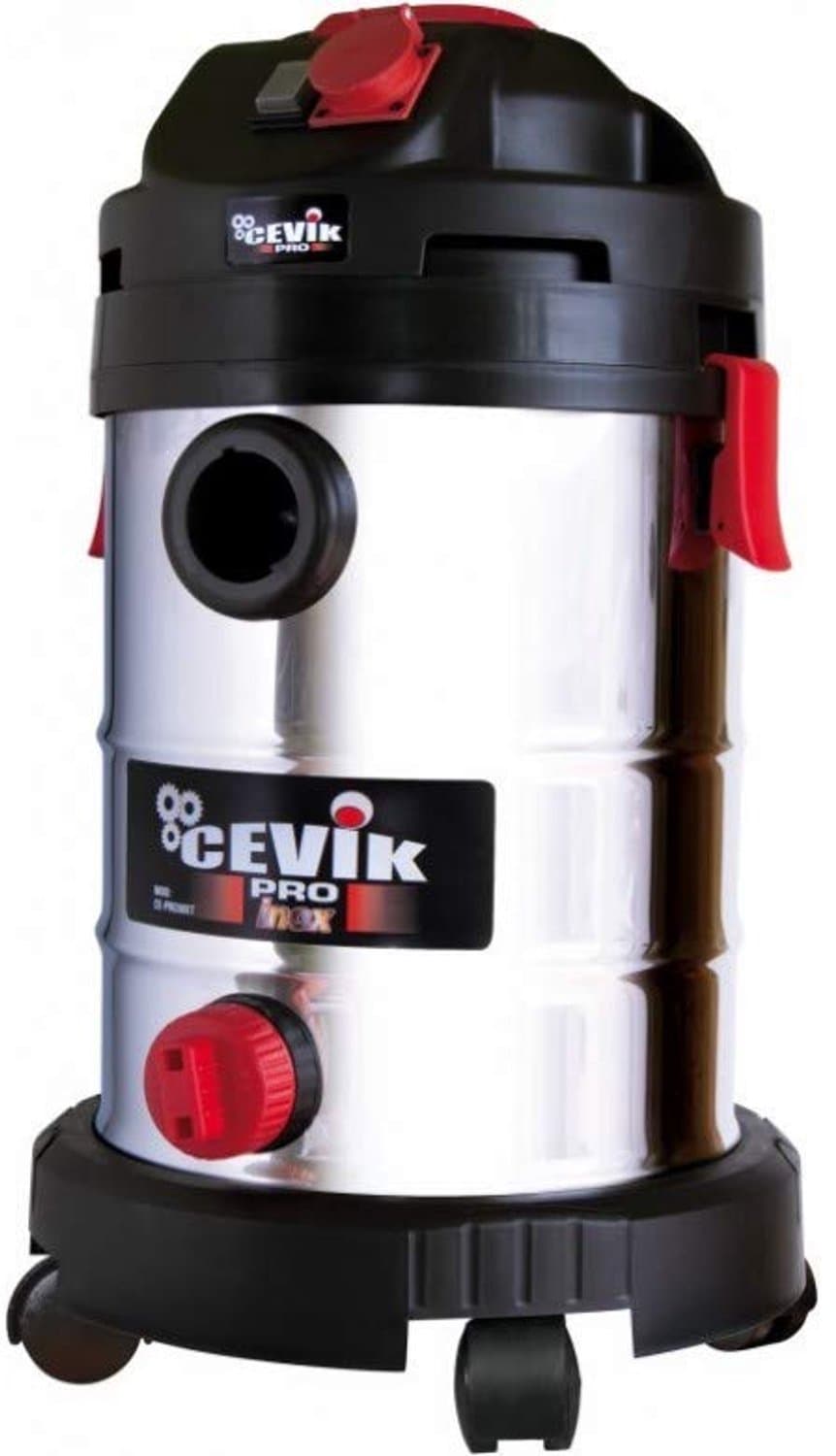 Stofzuiger Vaste Stoffen En Vloeistoffen - 1400 W Vermogen - 30 Liter Inhoud - Roestvrijstalen Reservoir - Voor Tapijt En Harde Vloer