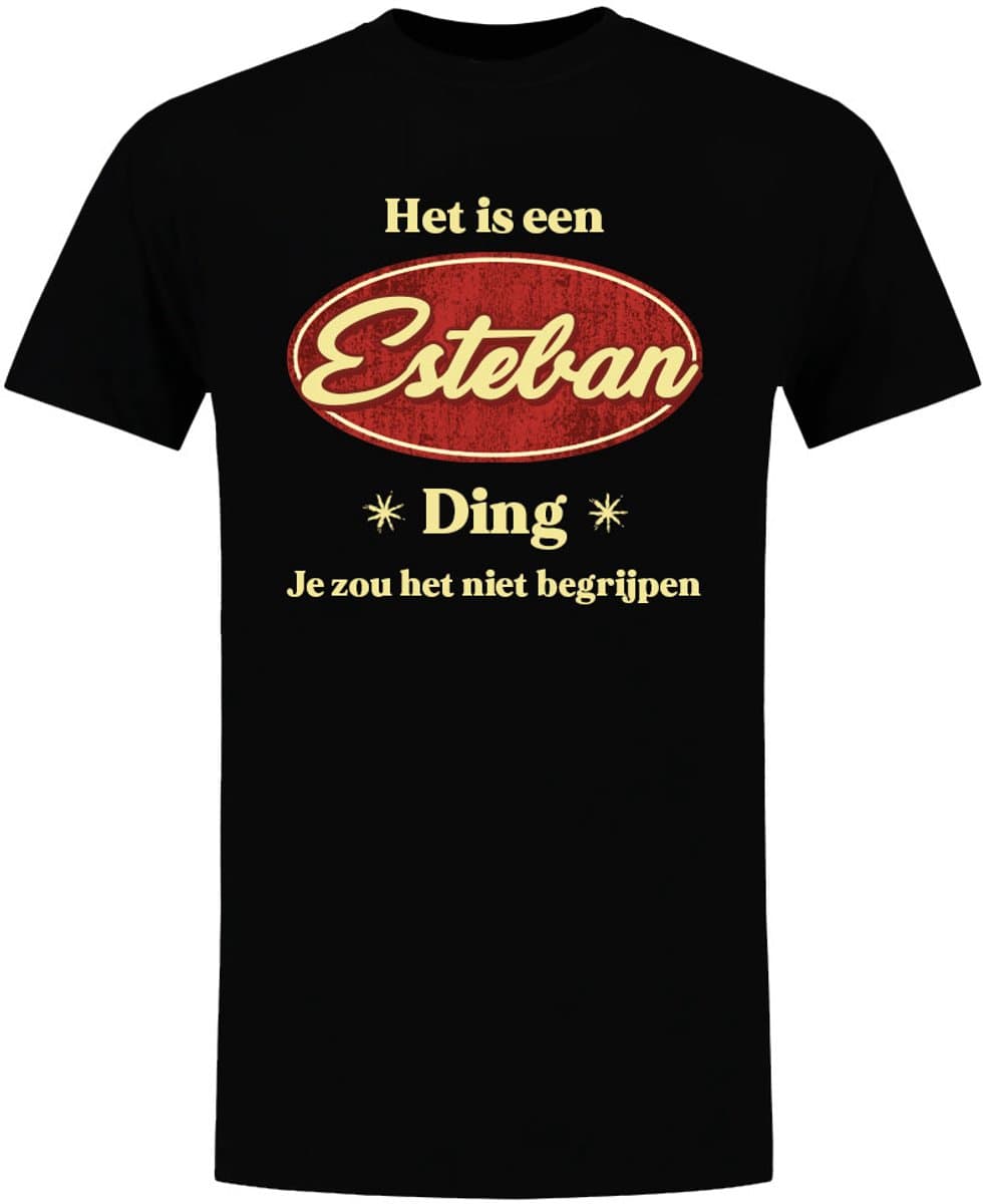Het is een Esteban ding T-shirt - heren - verjaardag - shirt - jarig - gepersonaliseerd - vaderdag