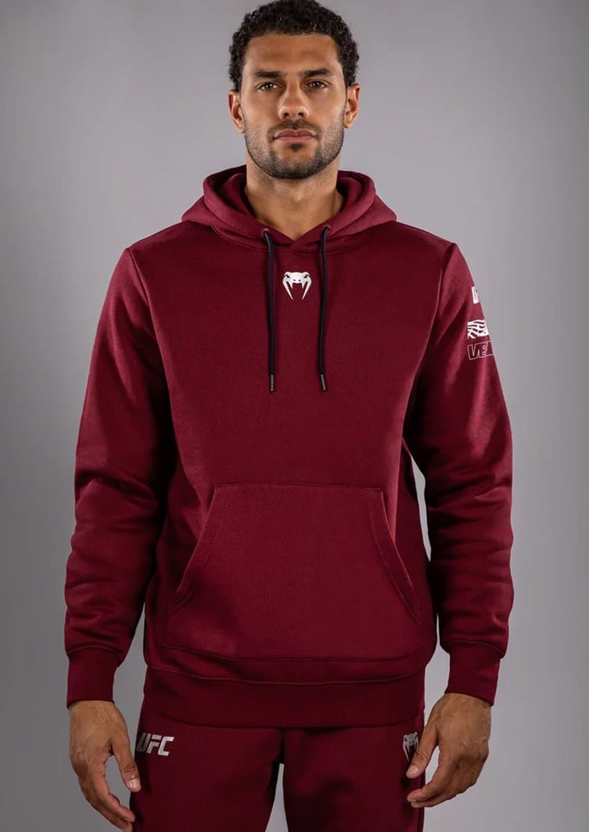 UFC Zenith x Venum Authentic Fight Week Pullover Hoodie Bordeaux Rood - M