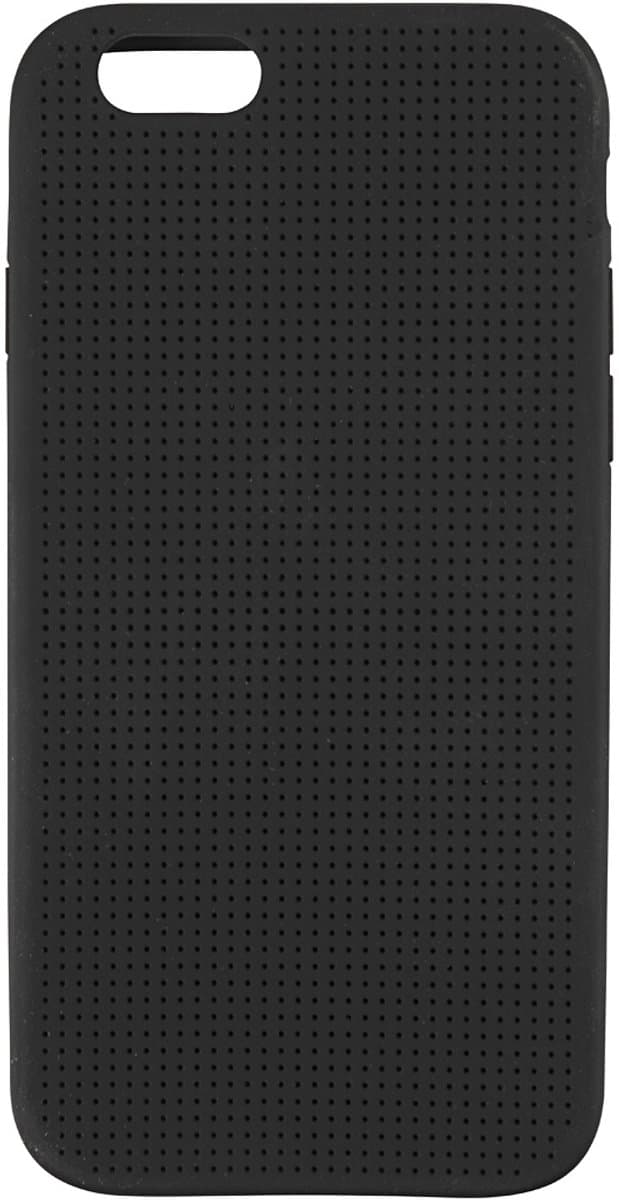 Hoes voor mobiele telefoon om te borduren 6/6S afm 6 8x13 8 cm dikte 8 mm zwart 1stuk