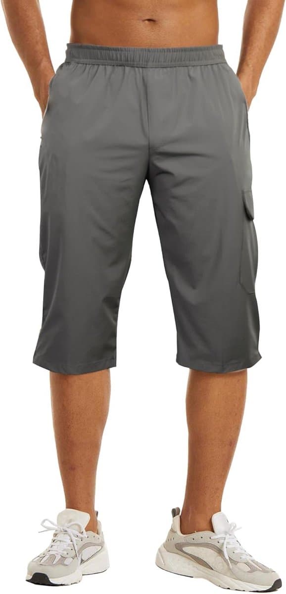 Waterdichte 3/4 Korte Broek Heren - Cargo Outdoor Shorts voor Trekking en Wandelen