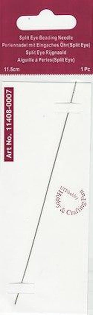 Split eye beading needle 11.5cm