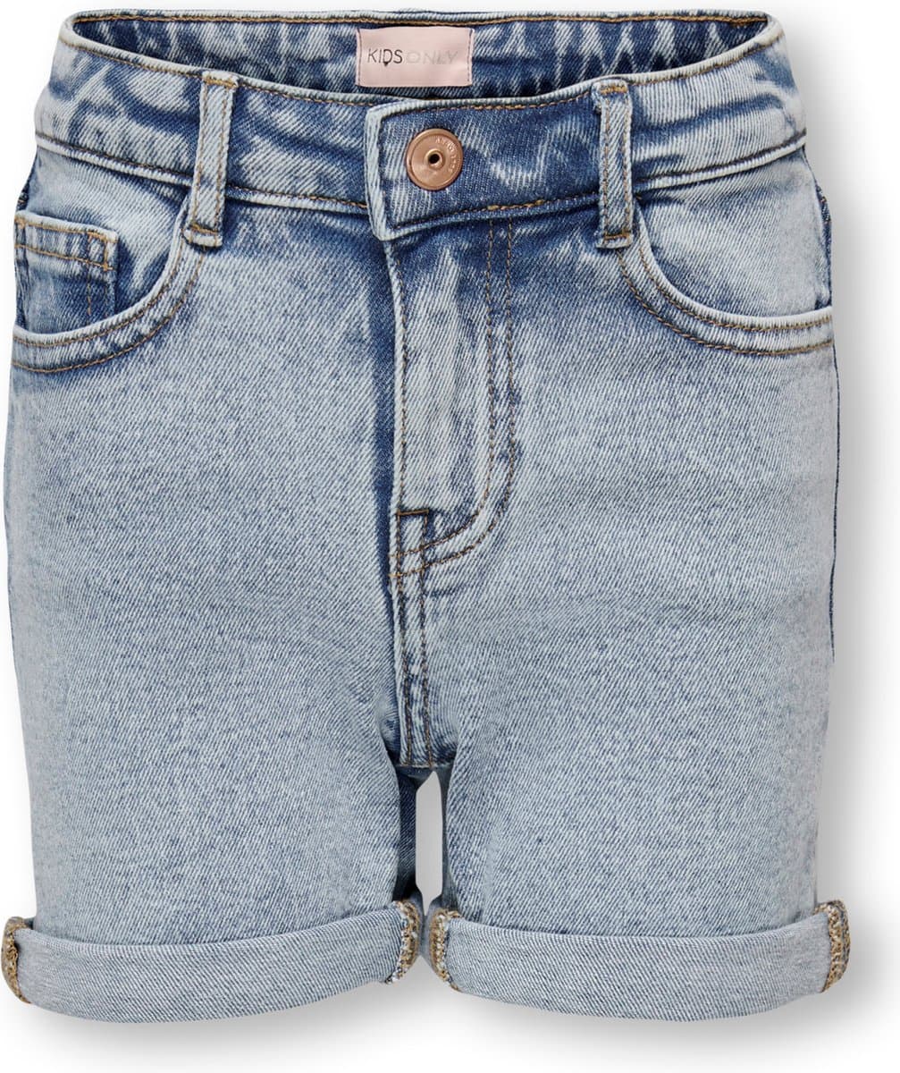 ONLY KOGPHINE SHORTS DNM AZG668 NOOS Meisjes Jeans - Light Blue Denim - Maat 146