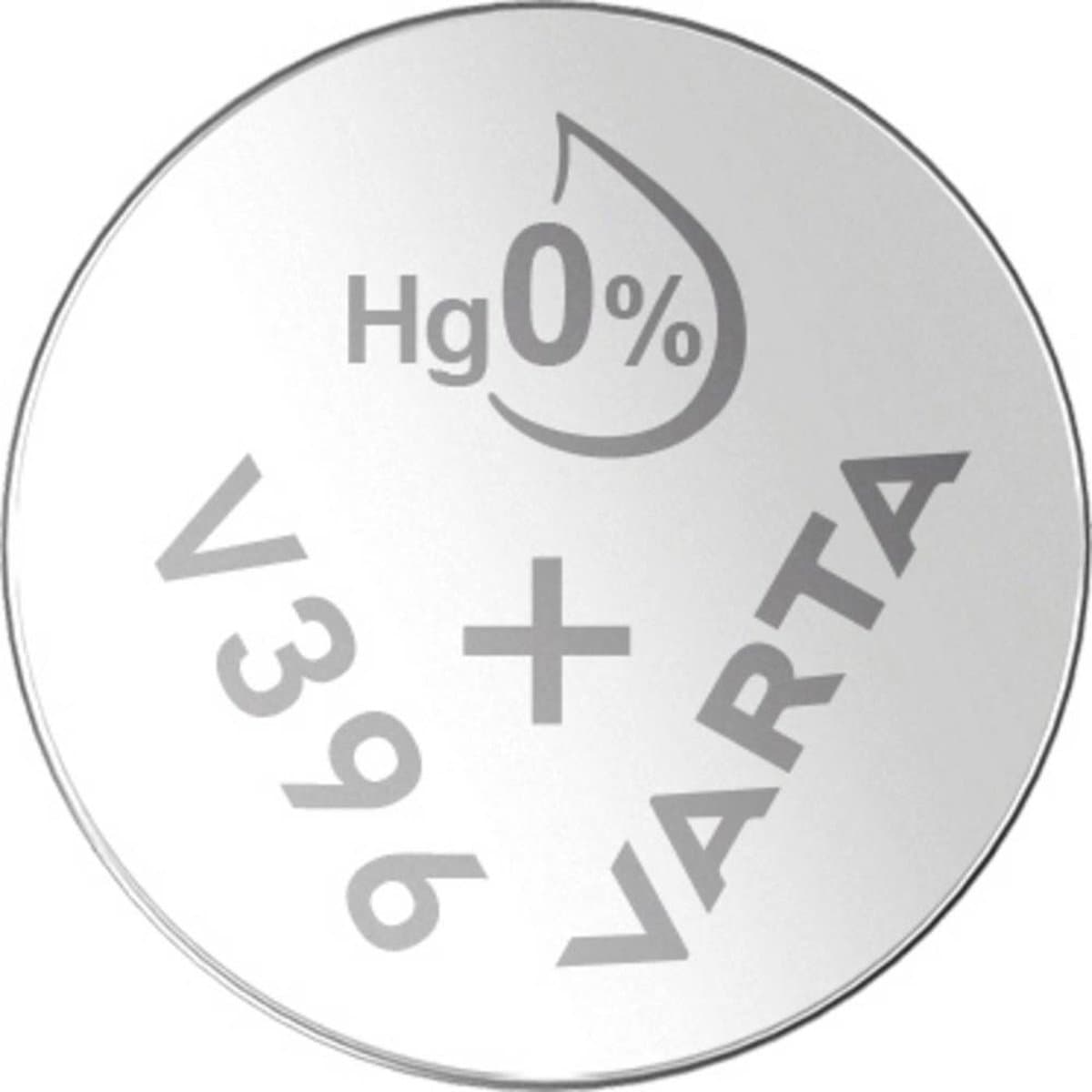 Varta V396 Zilveroxide Batterij – 1.55V – 32 mAh – Knoopcel voor Horloges & Precisieapparatuur