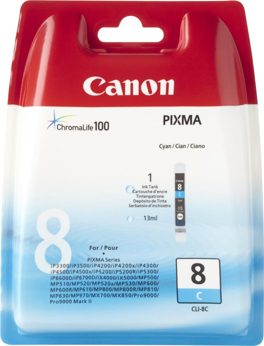 Canon CLI-8C- Inktcartridge / Cyaan