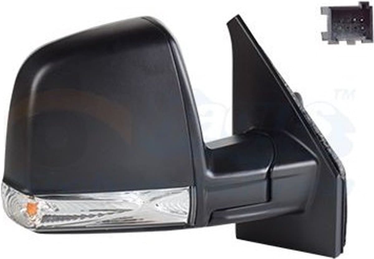 VanWezel 1639804 - Rétroviseur extérieur droit pour Fiat Doblo de 01/2015 à 2022