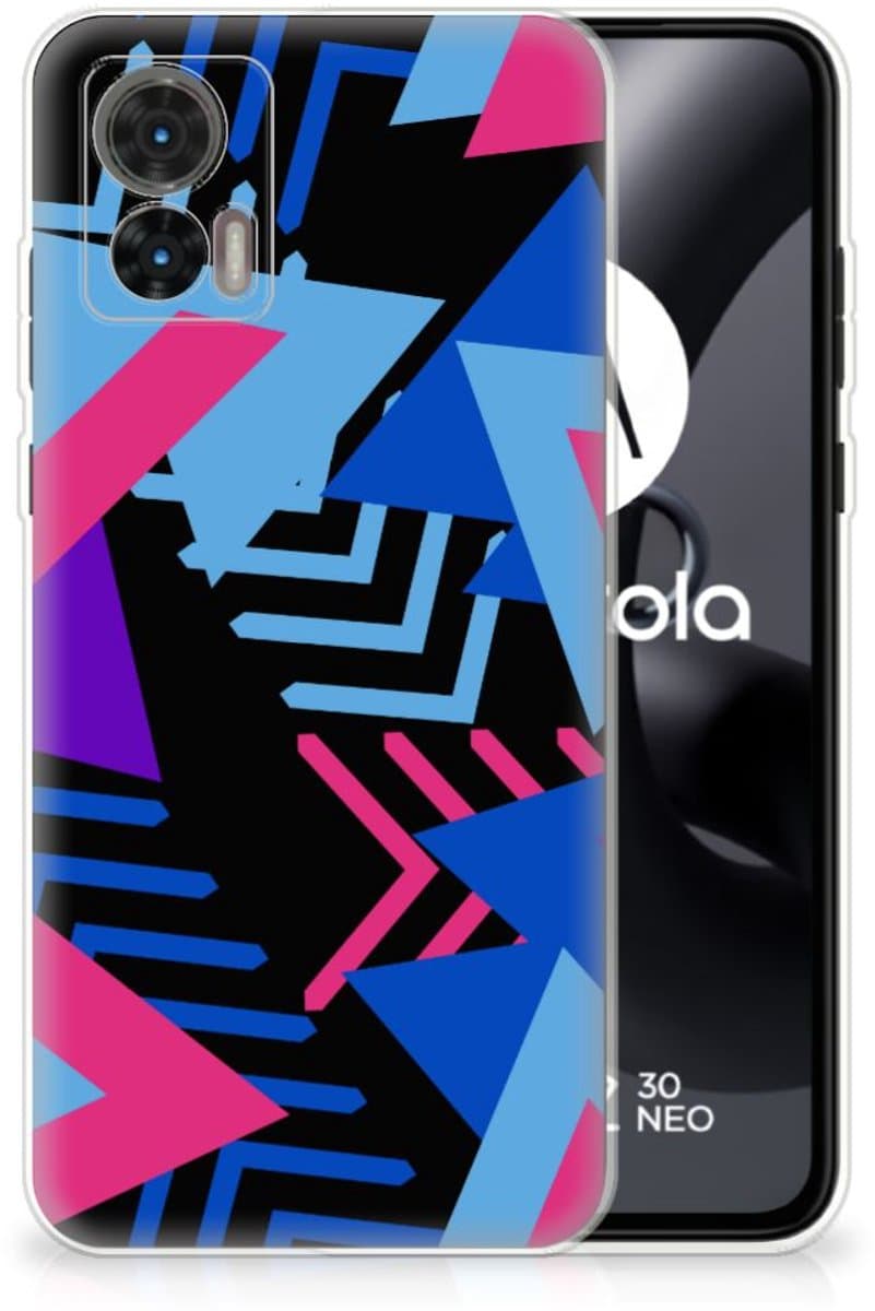 Motorola Edge 30 Neo TPU Hoesje Funky Triangle