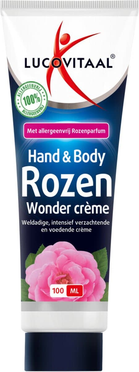 Lucovitaal Hand&Body Rozen Wondercrème 100ml