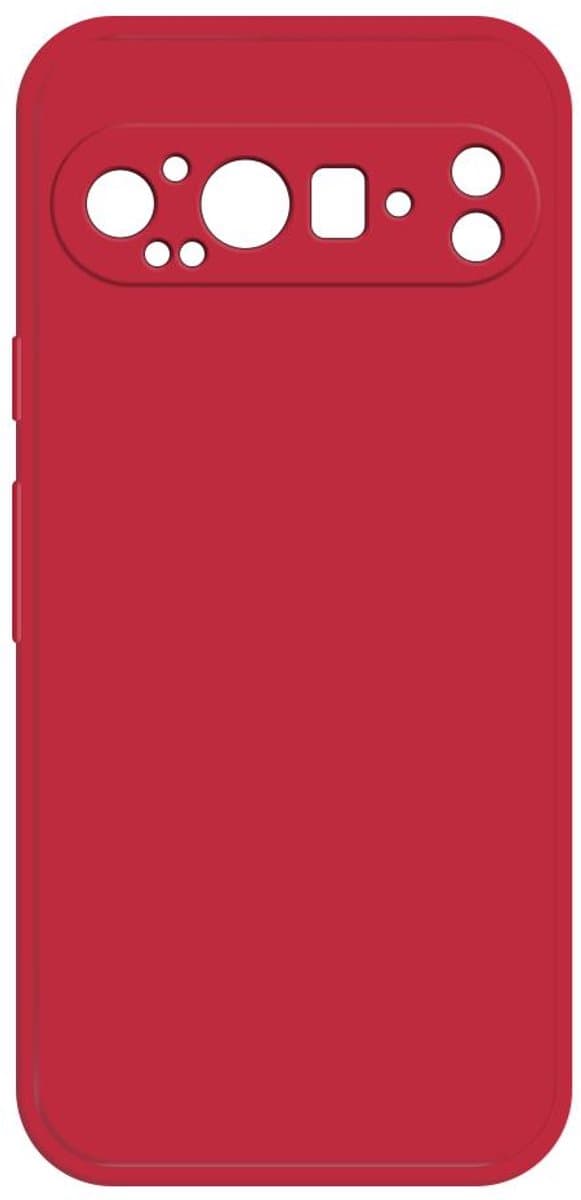 Hoesje voor Google Pixel 9 Pro - Phonesta Color Silicone Back Cover - Rood