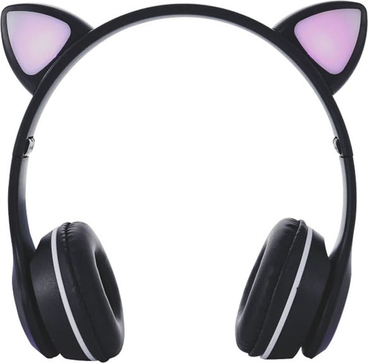 M.TK Draadloze Koptelefoon voor kinderen Zwart Kleur - Bluetooth Hoofdtelefoon 5 uur ononderbroken speeltijd - Kinder Hoofdtelefoon-Draadloze Koptelefoon - Zwart Kleur