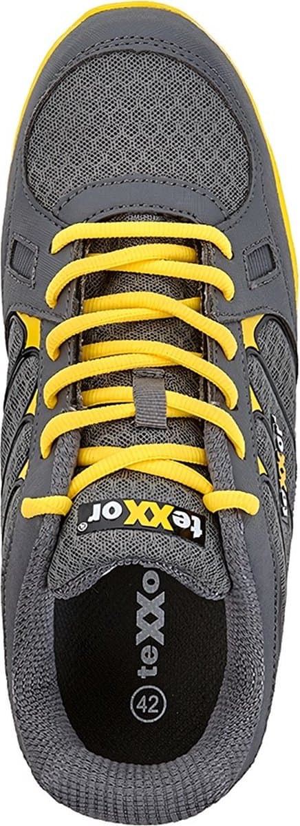 teXXor S1P-Sicherheitshalbschuh Roubaix Grau/Gelb-45